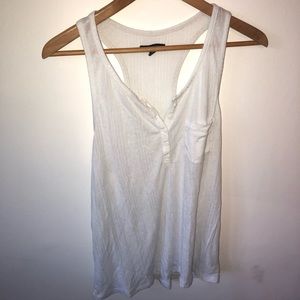 White Basic Tank Top